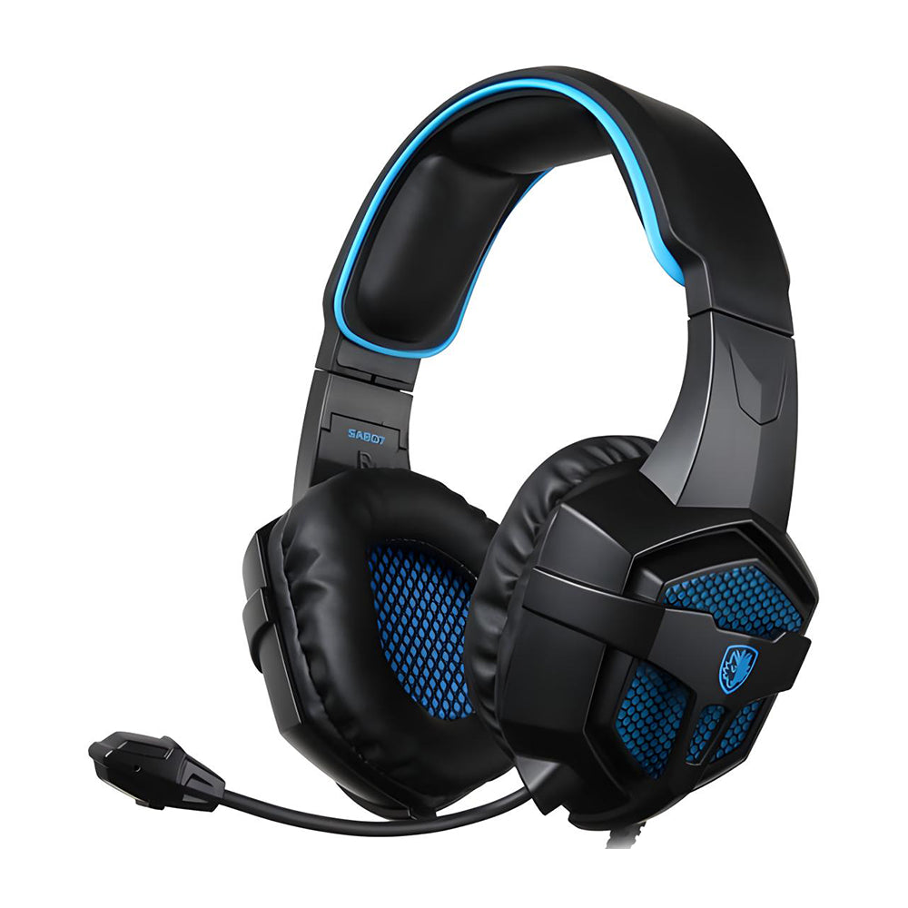 Audífono Gamer Sades SA-807 Color Negro, Jack 3.5mm, Multiplataforma
