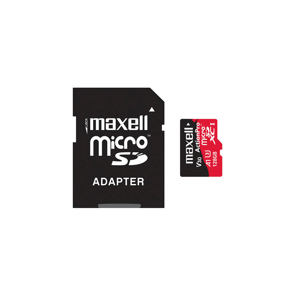 Tarjeta MicroSD Maxell 128GB UH-3 8K A1 100MB/S