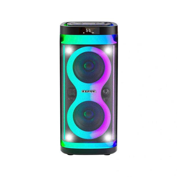 Parlante Bluetooth Portátil Aiwa Karaoke TWS Led AW-POH4D