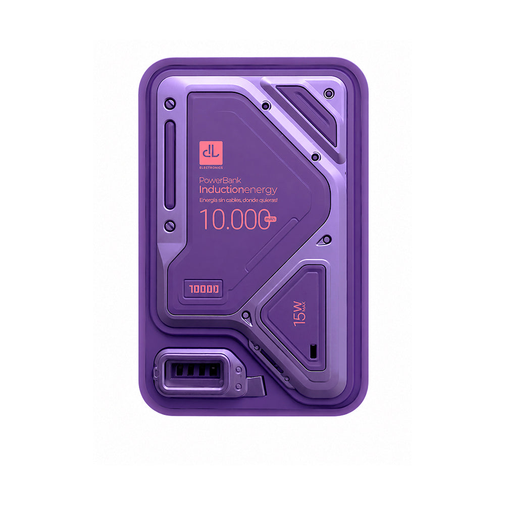 Power Bank Digilife IVPB0003PR 10.000 mAh Carga Inalámbrica 15W y Carga Rápida 22.5W