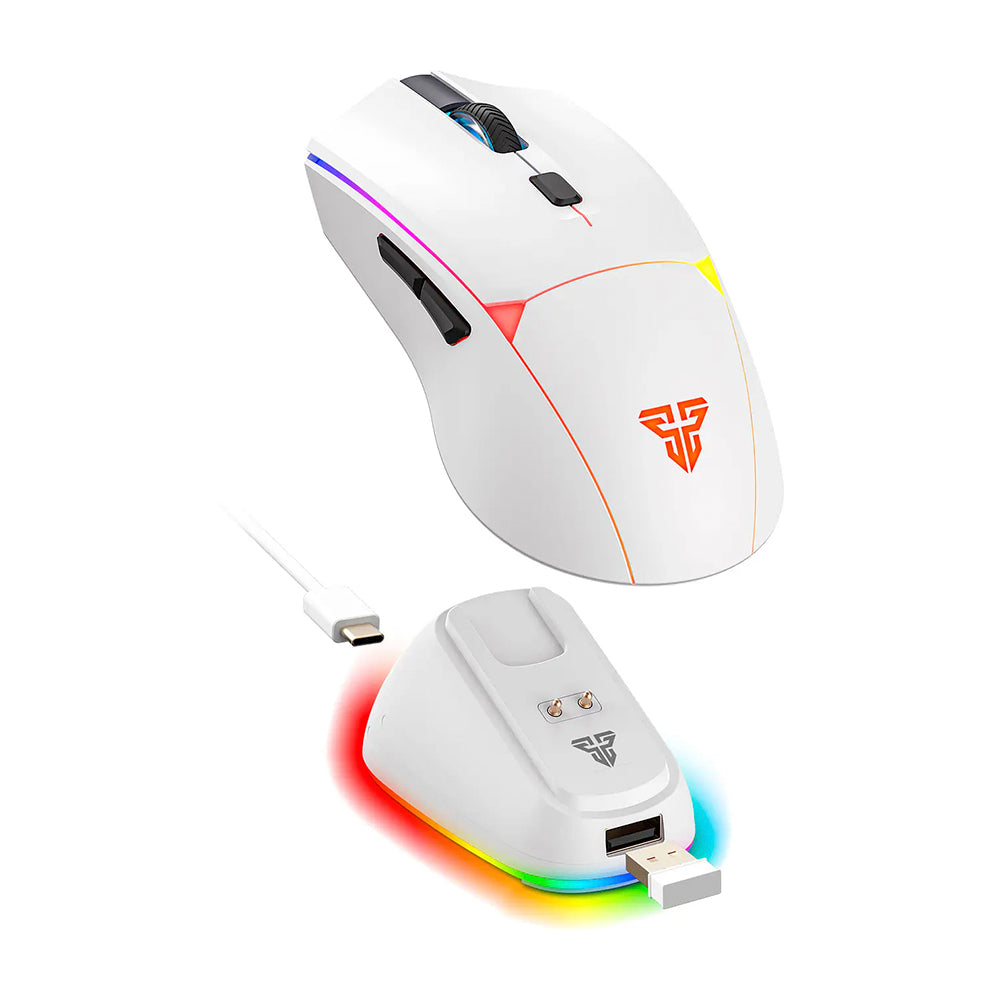 Mouse Gamer inalámbrico Fantech WG7V2RD Crypto II White
