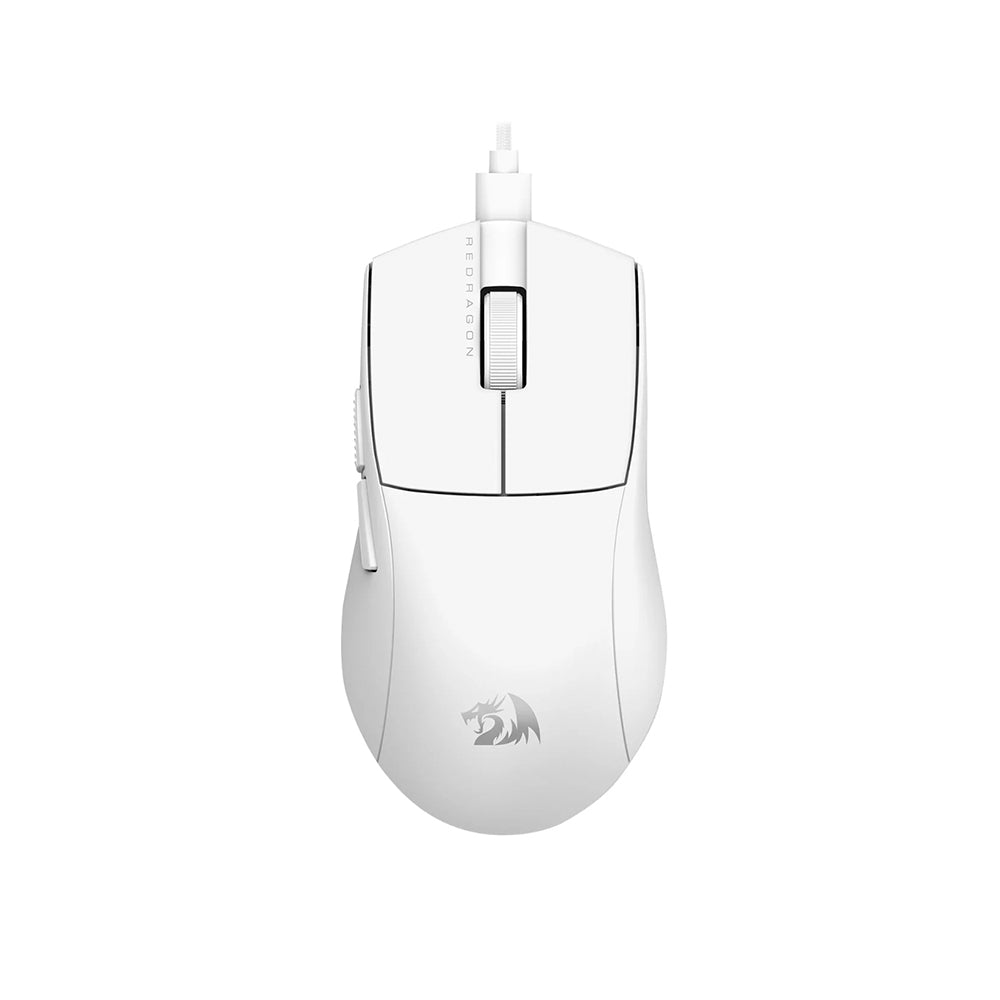 Mouse Gamer Con Cable Redragon King 1K M724, Color Blanco