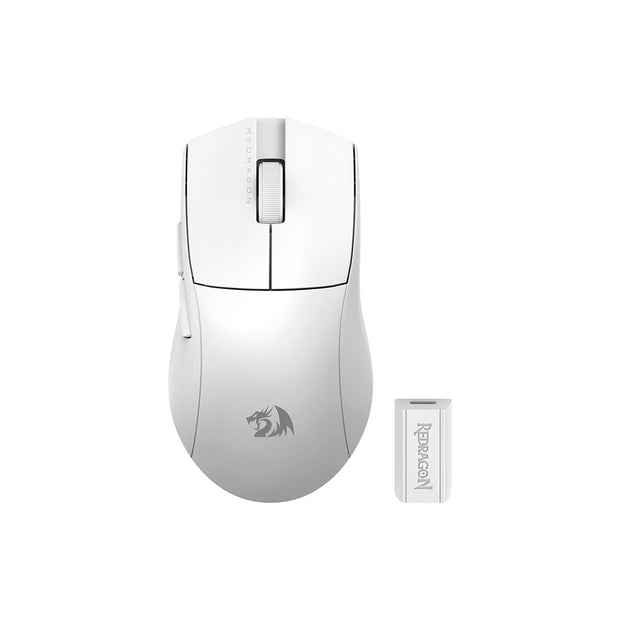 Mouse Gamer inalámbrico Redragon King Pro 4K M916 White