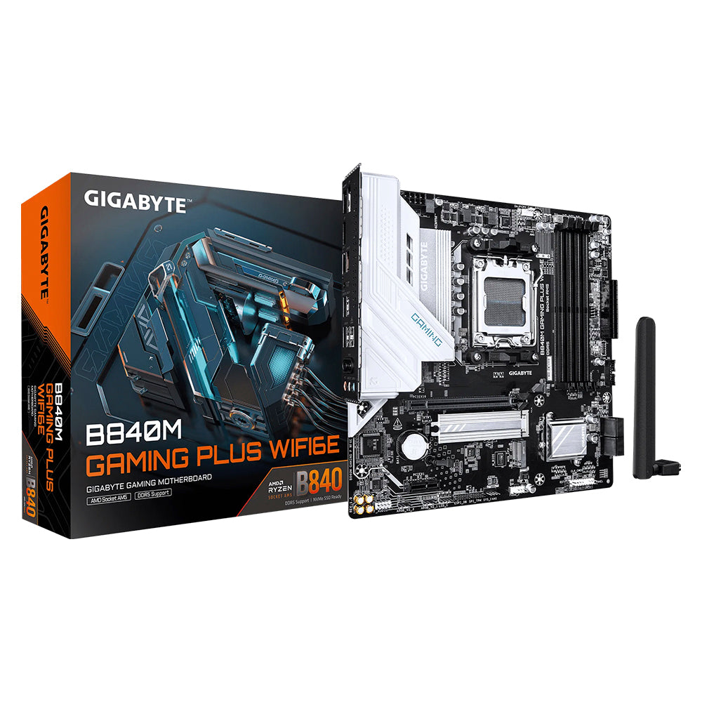 Placa Madre Gigabyte B840M GAMING PLUS WIFI6E, Socket AM5