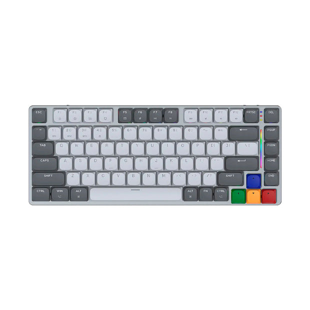 Teclado (EN) Gamer inalámbrico Fantech MK915 MAXFIT AIR83 Super Famicom Edition, Switch Café