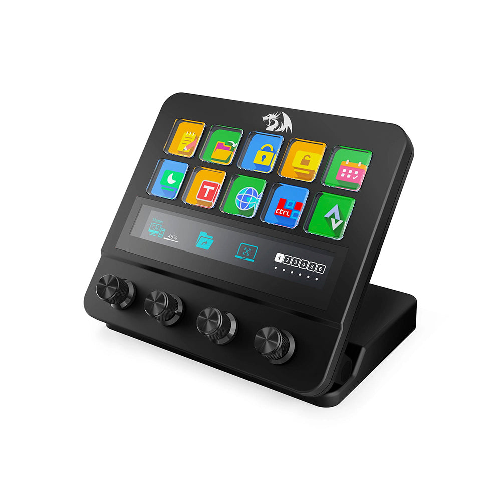 Controlador de Streaming Redragon SS-552 RAGNAROS, 10 Teclas, 6 Perillas