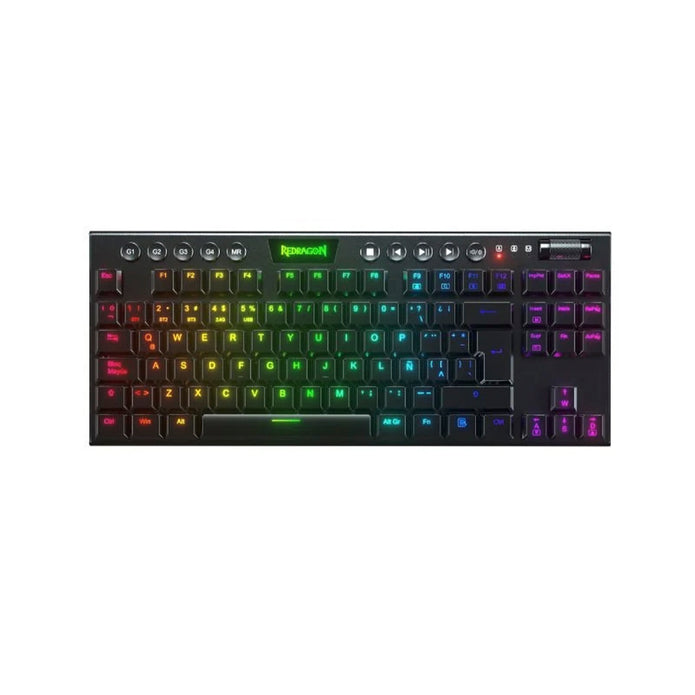 Teclado Mecánico Gamer Redragon Horus TKL K621-RGB inalámbrico Switch Red - Español