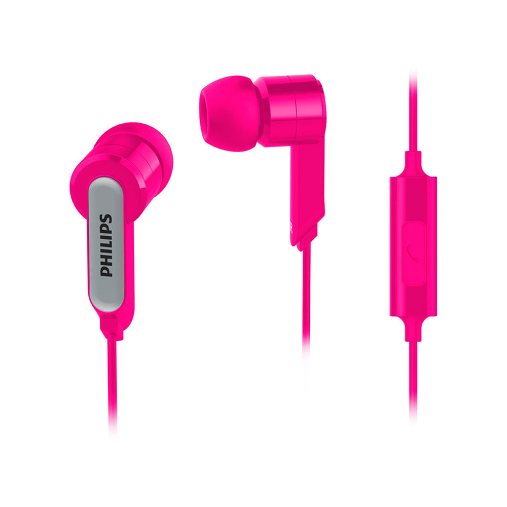 Audífono In-Ear Philips SHE1405PKS, Jack 3.5mm, Color Rosado