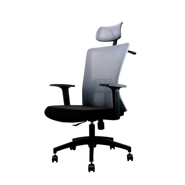 Silla de Oficina Fantech OCA258, Color Gris