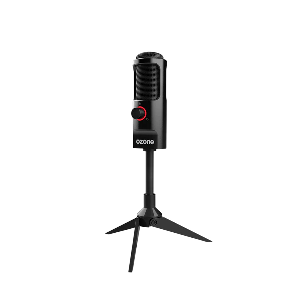 Micrófono Ozone REC X50 Con Trípode, USB, Color Negro