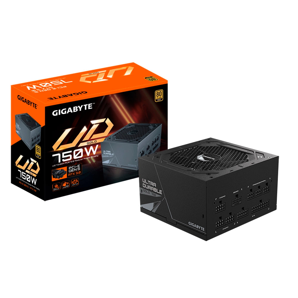 Fuente de Poder Gigabyte UD750GM PG5, ATX 3.0 (750W) 80 Plus Gold