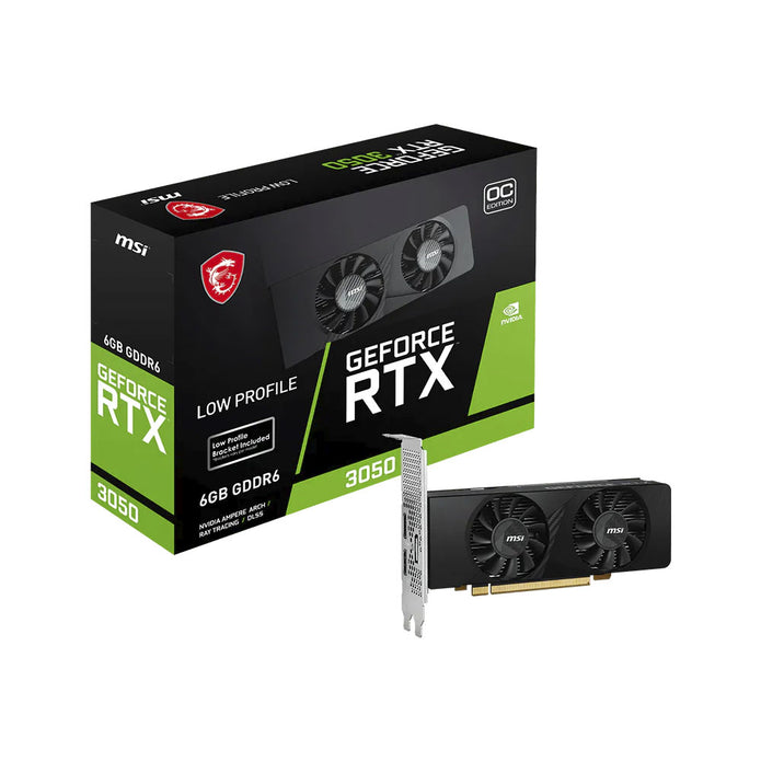 Tarjeta de Video MSI Nvidia RTX 3050 LP 6GB OC GDDR6