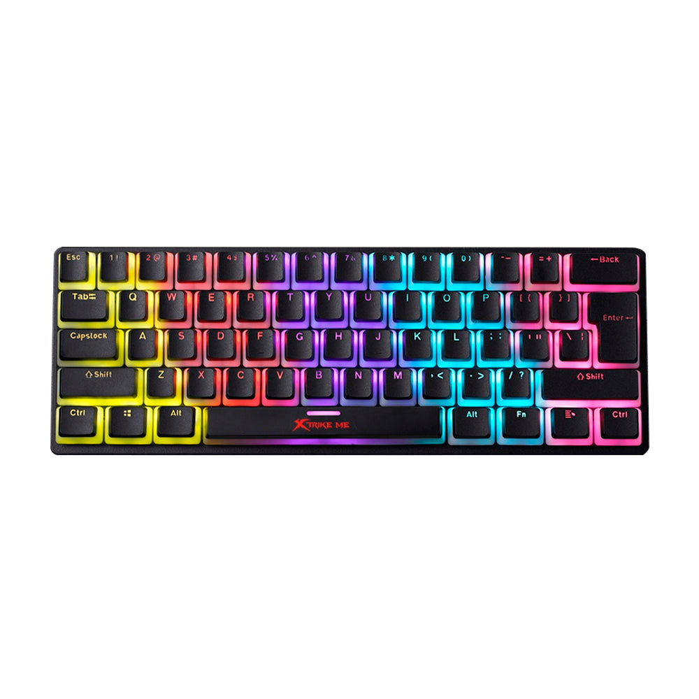 Teclado (EN) Gamer Xtrike Me GK-985P, Rainbow, Switch Azul