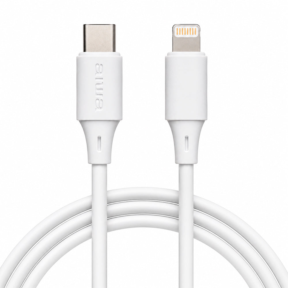 Cable USB-C A Lightning Aiwa AWC-S1CL4W, 1,2 Metros