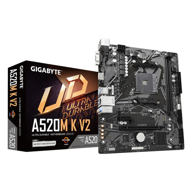 Placa Madre Gigabyte A520M K V2, Socket AM4