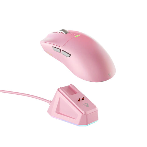 Mouse Gamer inalámbrico Fantech WG13S TANTO S, Color Rosado