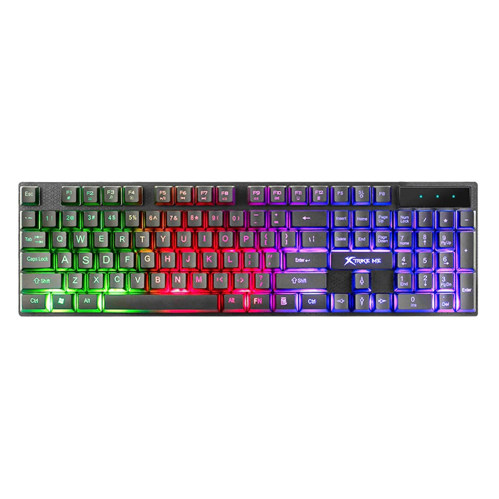 Teclado (ES) Gamer Xtrike Me KB-305 SP, Membrana, Retroiluminado