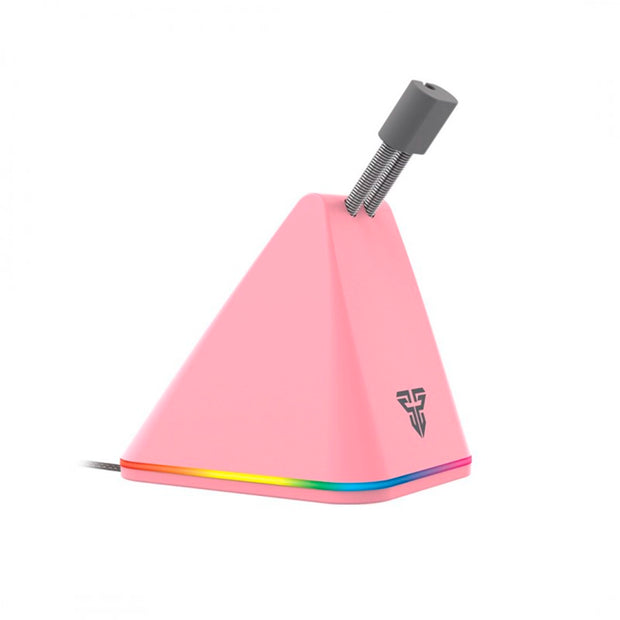 Soporte Para Cable de Mouse Bungee Fantech Prisma + MBR01 RGB, Color Rosado