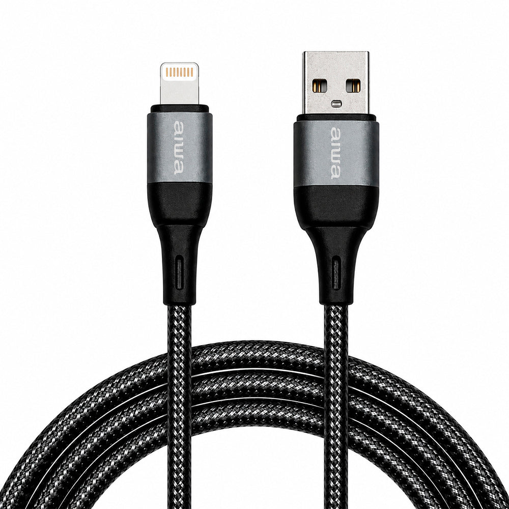 Cable USB-A A Lightning Aiwa AWC-SAL6G, 1,8 Metros