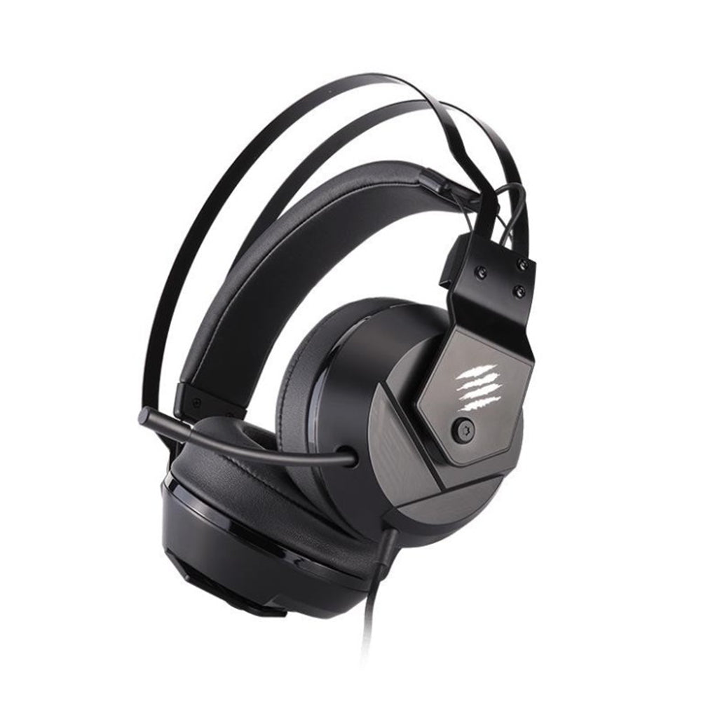 Audífonos Gamer Mad Catz F.R.E.Q. 2, Jack 3.5mm, Color Negro