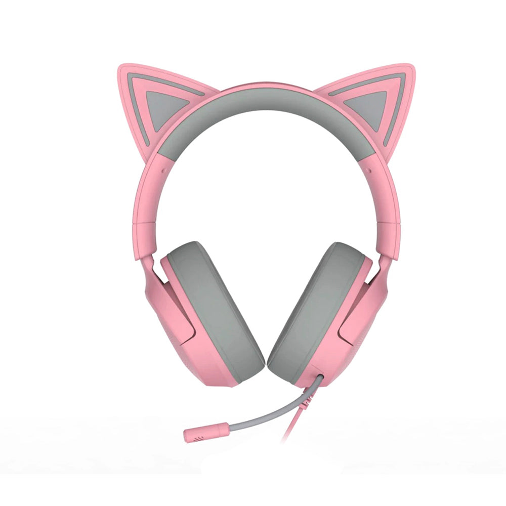 Audífono Gamer Razer Kraken Kitty V3 X Quartz Edition
