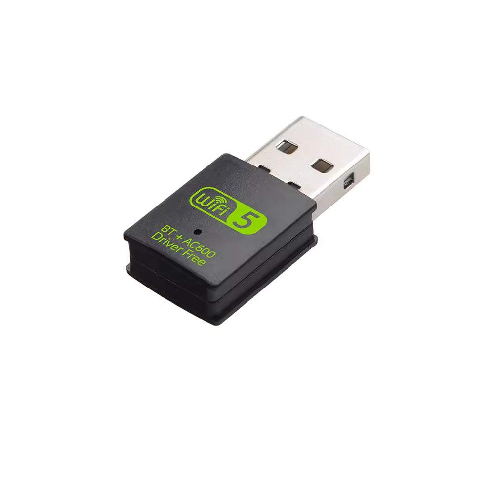 Adaptador USB, Dual Band + Bluetooth 600 Mbps, Driver Free