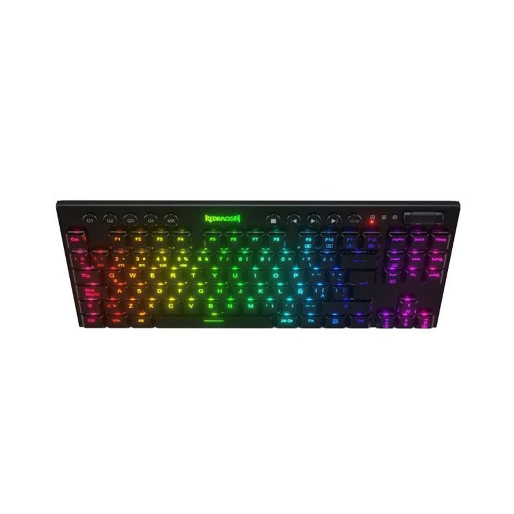 Teclado Mecánico Gamer Redragon Horus TKL K621-RGB inalámbrico Switch Red - Español