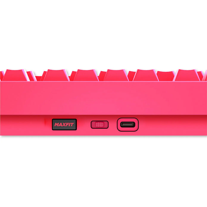Teclado Mecánico Gamer Fantech MK921 Maxfit8 Rosie Pink 80% Inalámbrico Switch Brown (US)