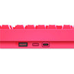 Teclado Mecánico Gamer Fantech MK921 Maxfit8 Rosie Pink 80% Inalámbrico Switch Brown (US)