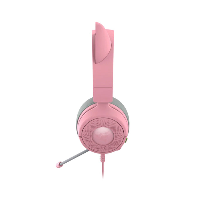 Audífono Gamer Razer Kraken Kitty V3 X Quartz Edition