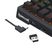 Teclado Mecánico Gamer inalámbrico Redragon UCAL LCD PRO Switch Yolk - Español