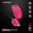 Mouse Gamer inalámbrico Fantech WG9RD Kanata Pink