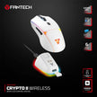 Mouse Gamer inalámbrico Fantech WG7V2RD Crypto II White