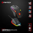 Mouse Gamer inalámbrico Fantech WG7V2RD Crypto II Black